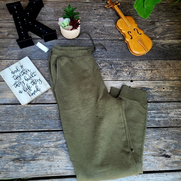 Goodthreads Moss Green Joggers - Picture 4 of 6